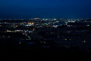 霊山からの夜景　大分