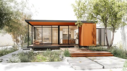 Concept of accessory dwelling units (ADUs) for housing solutions