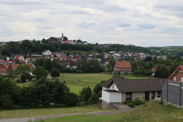 Blick in die Altstadt von Bad Wünnenberg in Nordrhein-Westfalen