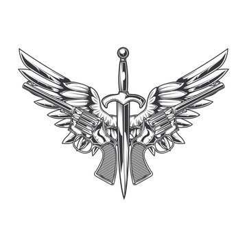 recommend clip art: Sword vector icon. Editable stroke. Symbol in Line Art Style for Design, Presentation, Website or Apps Elements, Logo. Pixel vector graphics - Vector