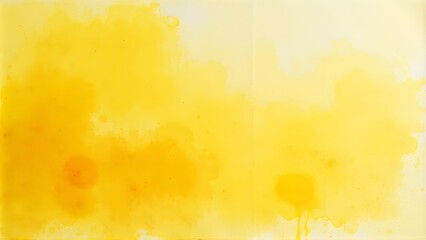 Yellow watercolor abstract background concept created with generative ai