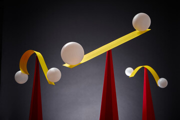 Balances struggling underneath their loads