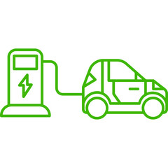 Electric Vehicle Icon