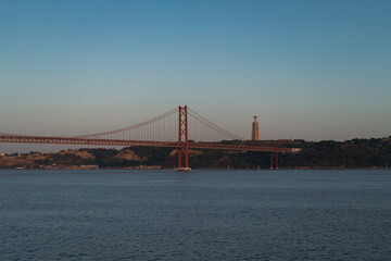 Bridge On April 25. City view.