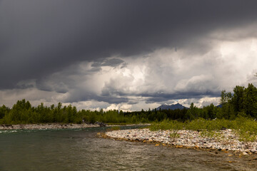 The North Fork of the Flathead River in Montana.