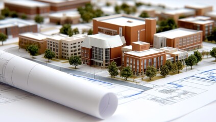 Architectural Model and Blueprint Design