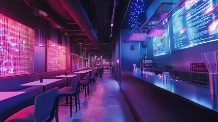 Fototapeta premium interior of a bar