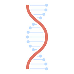 Dna icon on white background