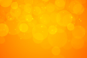 Orange bokeh soft light abstract background © natrot