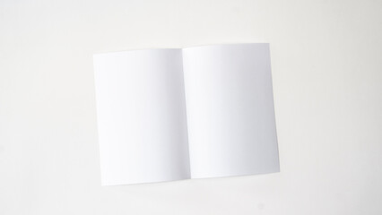 Top view of a blank a4 paper