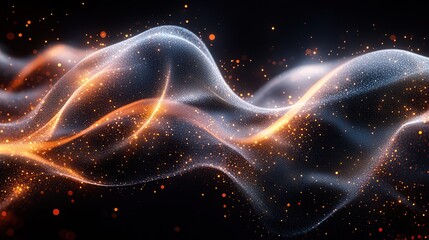 A futuristic background with dynamic curves symbolizes innovation and technology's impact on modern design.