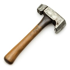 Basic hand tools: Hammer isolated on white background 