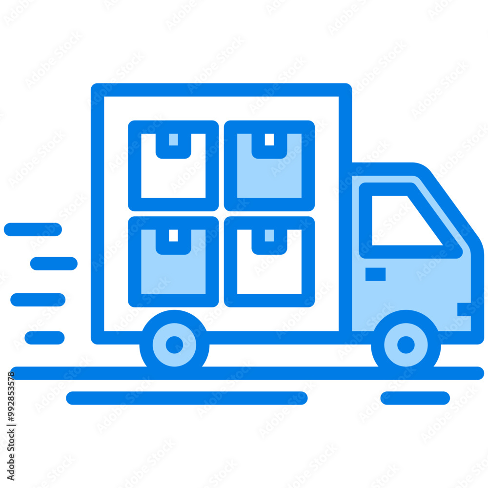 Sticker Cargo Services Icon