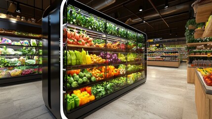 shopping in supermarket
