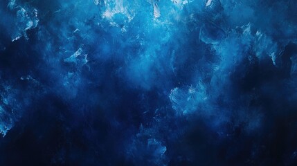 Fototapeta premium Fantasy abstract backdrop featuring deep blue hues