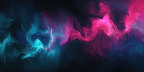 Fototapeta premium Abstract luminous effect on dark backdrop