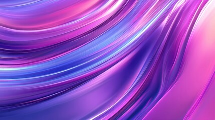Fototapeta premium Digital abstract creative background featuring curved lines in vibrant shades of purple and pink Illustration
