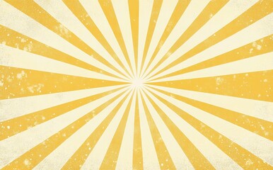 Retro radiation background with yellow and beige colors Image of sunlight for poster design