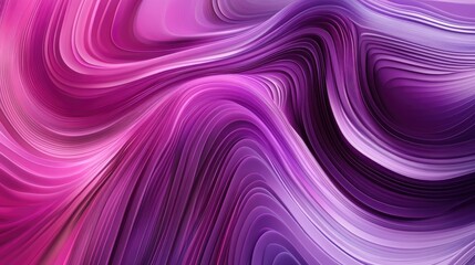 Obraz premium Digital abstract creative background featuring curved lines in vibrant shades of purple and pink Illustration