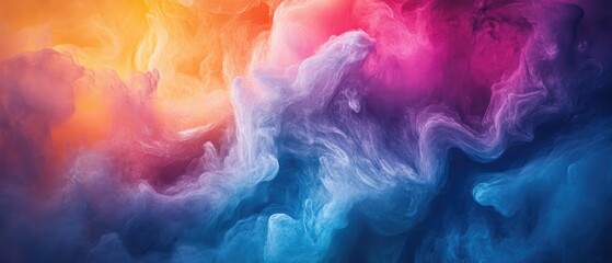 Fototapeta premium Vibrant abstract background featuring a variety of colors