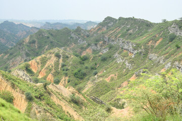 fantastic landscape scene with mountain, Mountain landscape, Rocks hills and brush fill the wilderness land, landscape scenery, beautiful big mountain views in chakwal, Panjab, Pakistan