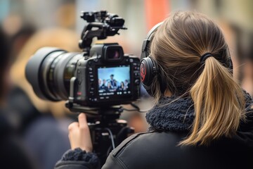 In the heart of the newsroom: A journalist at work