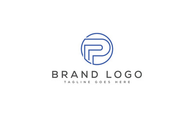 letter P logo design vector template design for brand.