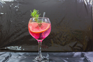summer alcoholic cocktail.  a delicious and refreshing floral cocktail.