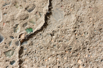Texture of rough gray concrete cement