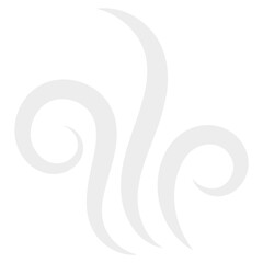 Obraz premium Curly Smoke Vector