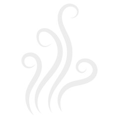 Curly Smoke Vector