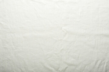 stonewashed linen fabric in dark cream color