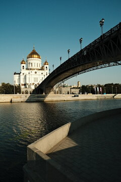 Architectural splendor of moscow's cathedral of christ