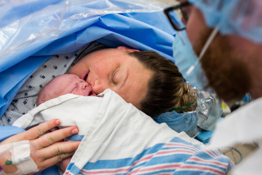 Mom Breathes In Baby Right After C Section