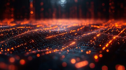Abstract lines symbolize data connection speed in a futuristic technology background, illustrating digital communication.