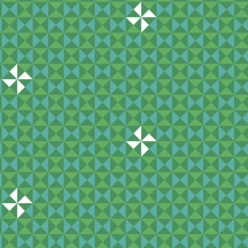 Attractive geometric pattern with white portions.