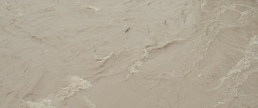 River floods high water debris global warming climate change top down