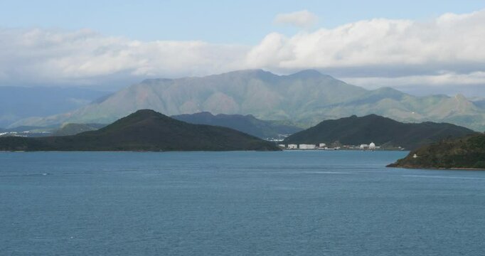 Landscape of Noumea, New Caledonia, panoramic view.