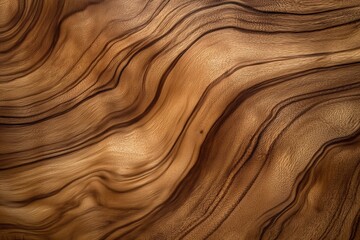 Obraz premium Detailed wood grain in harmonious, natural brown tones