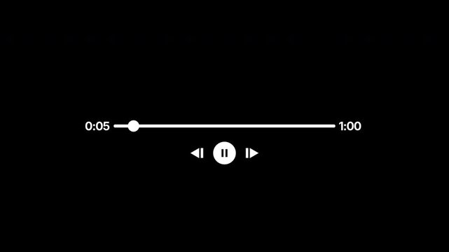 Music Player Progress Bar overlay