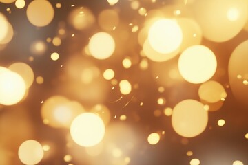 Soft light orbs in shades of gold and cream creating a warm glow