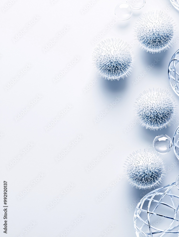 Poster oocytes placed next to a translucent dna strand, symbolizing how trauma might be transmitted across 