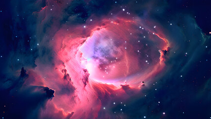 Obraz premium space galaxy background