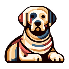 Dog vector and illustration.