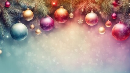 Obraz premium christmas tree decorations