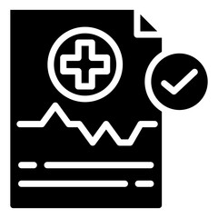 Obraz premium Medical Report Icon