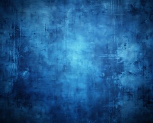 Obraz premium Blue grunge background, Wallpaper, Photo or Texture for post banner. Ai Gegerated