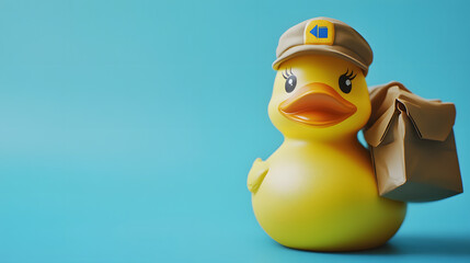 Mail Carrier Rubber Duck