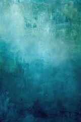 Obraz premium Painted Canvas Backdrop. Dreamy Aqua Shades of Blue and Green for Romantic Studio Background