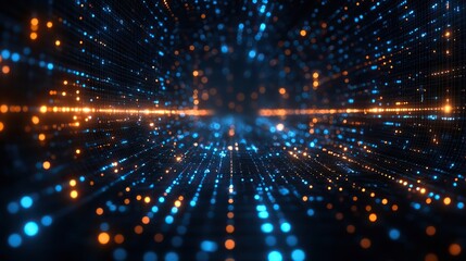 An abstract communication technology background for global internet, business, and telecommunication concepts.